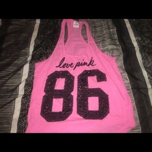 Victoria Secret Pink Bling Tank Top